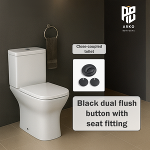 Arko Vista Complete Bathroom Suite -  Chrome