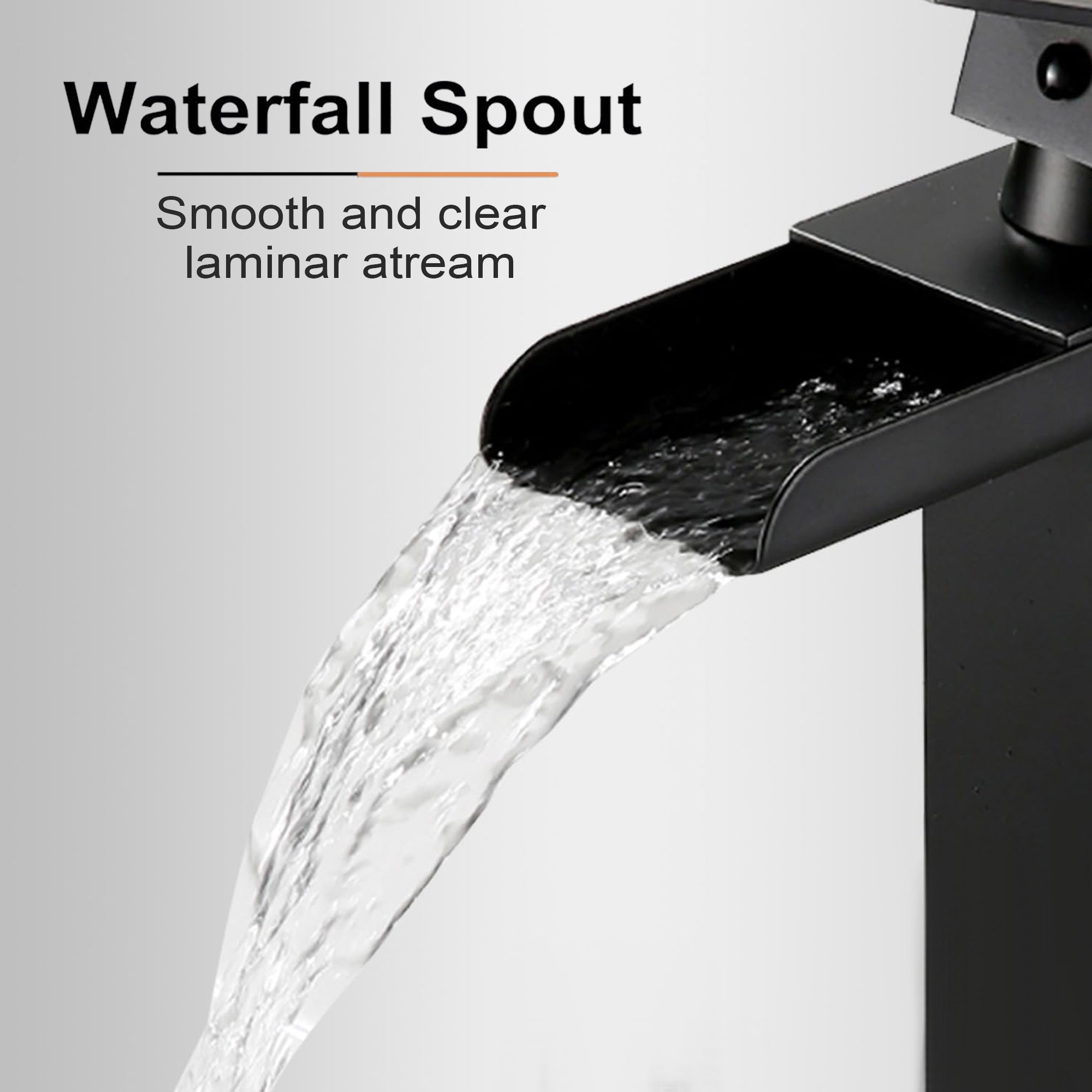 High Rise Mono Basin Mixer Tap – Black