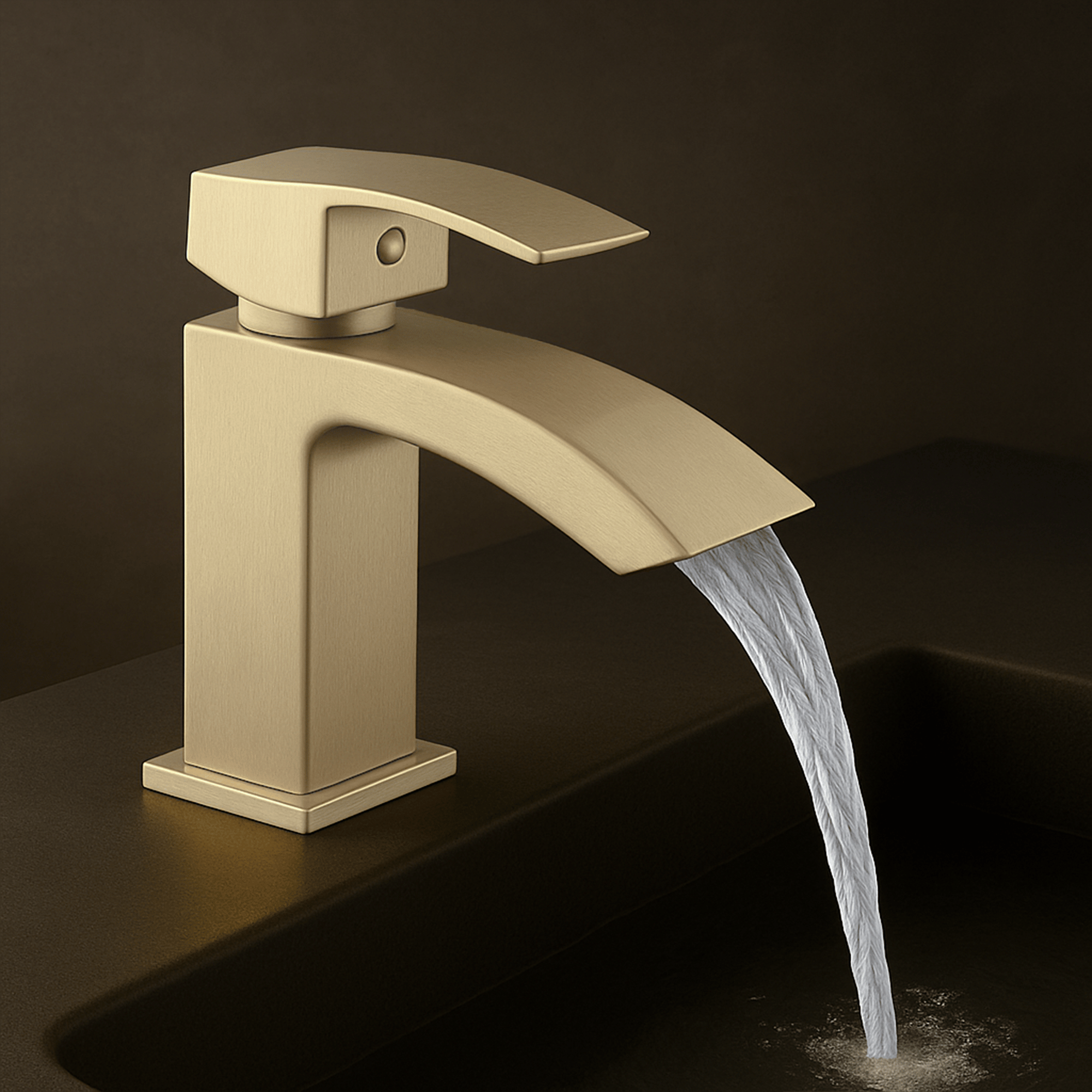 ARKO Vista Basin Mixer Tap, Bath Filler & Thermostatic Mixer Shower Set with Bath Waste – Brass