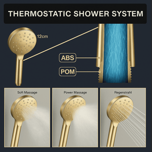 ARKO Capri Basin Mixer Tap, Bath Filler & Handheld Shower Set with Bath Waste – Brass