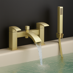 ARKO Vista Bath Shower & Basin Mixer Tap Set – Brass