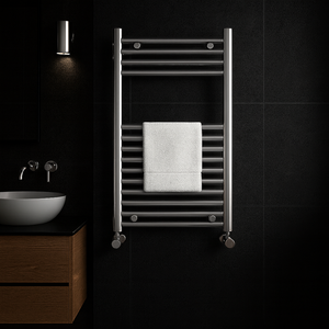 ARKO Chrome Heated Towel Rail 500x800mm – Wall Mounted Ladder Radiator