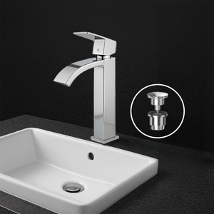 Vista Tall Basin Mixer Tap High Rise – Chrome Finish