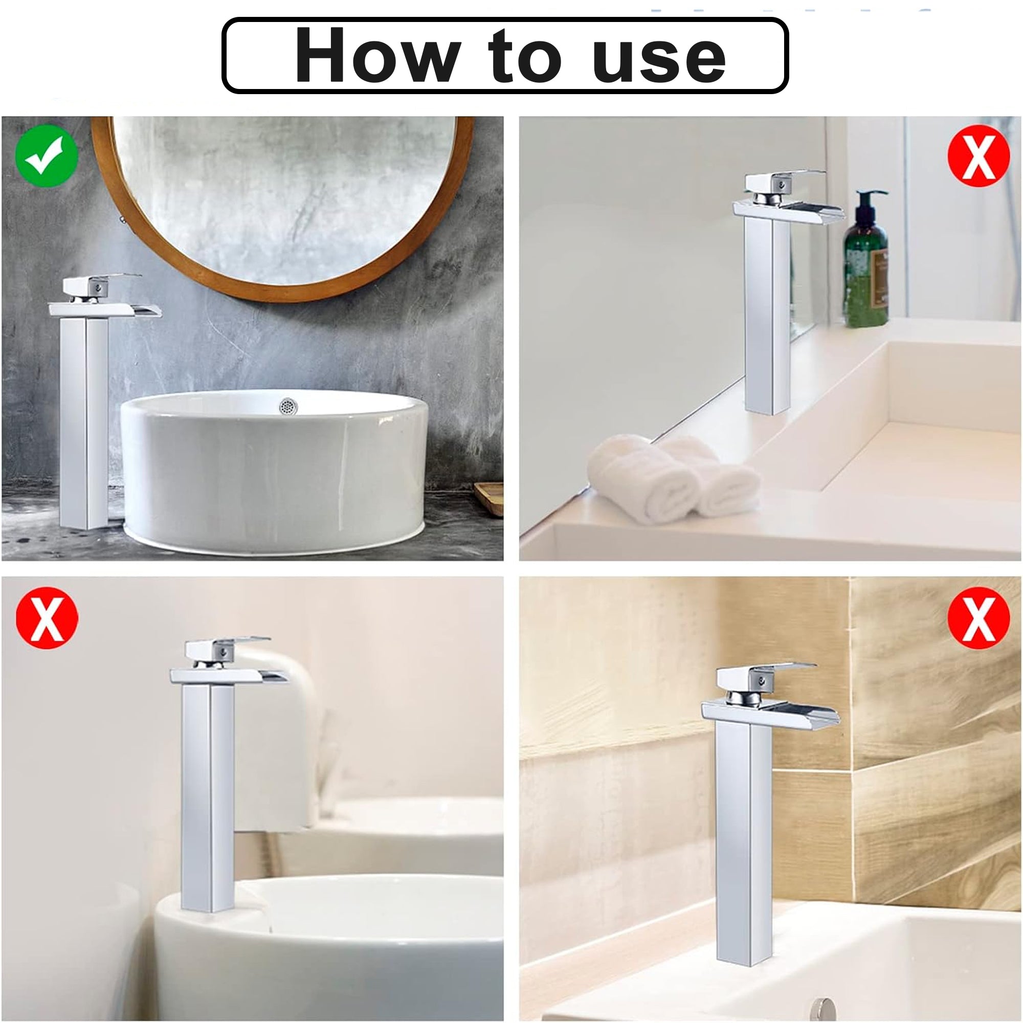 High Rise Mono Basin Mixer Tap – Chrome