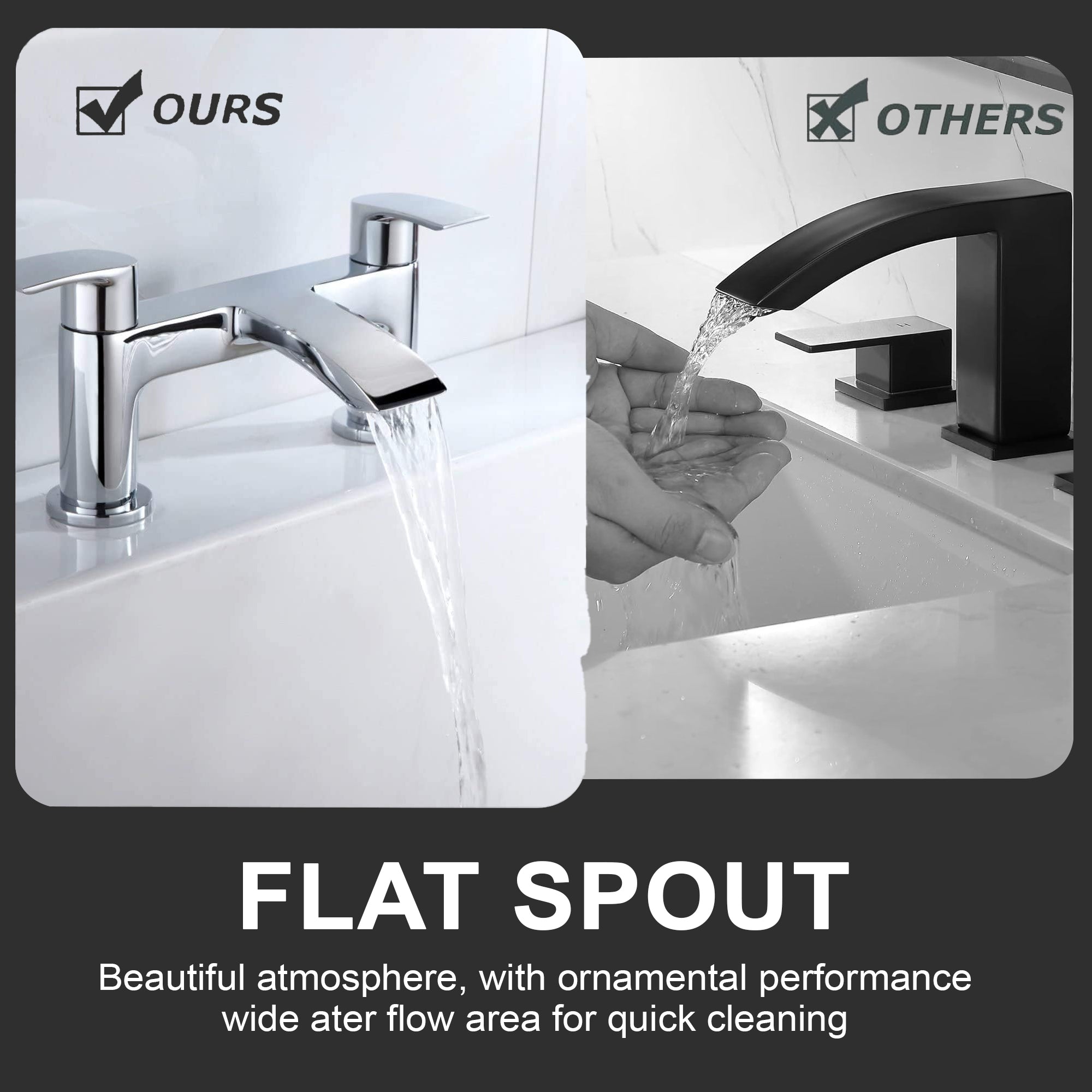 Capri Modern Bath Filler Tap