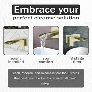 Wall Mounted Bath Filler – Brass