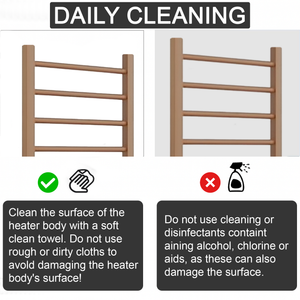 Arko Heated Towel Rail –Bronze– 500 x 800mm – Straight Bars