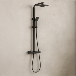 ARKO Vista Bath Filler & Mixer Shower Set – Black