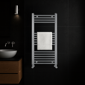 ARKO Chrome Heated Towel Rail 400x1000mm – Wall Mounted Ladder Radiator