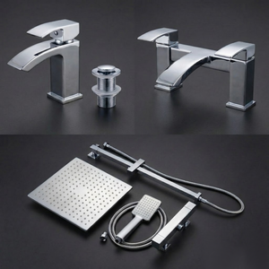 ARKO Vista Bath Filler & Mixer Shower Set – Chrome