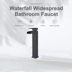 High Rise Mono Basin Mixer Tap – Black