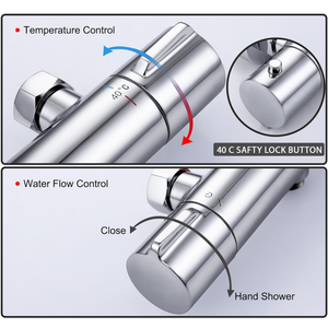 ARKO Round Rainfall Shower System with Handheld Spray & Curved Glass Sliding Shower Enclosure - Chrome