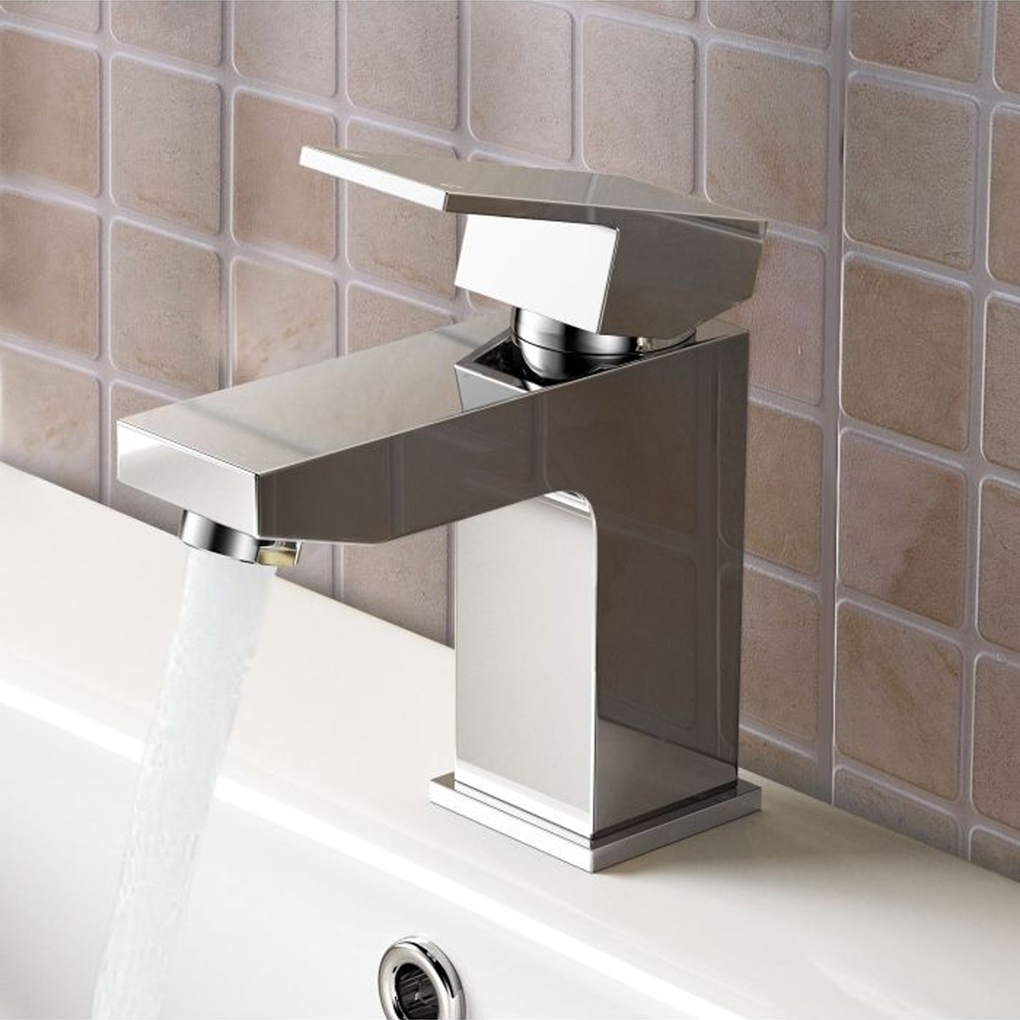 Verda Square Basin Mixer Tap