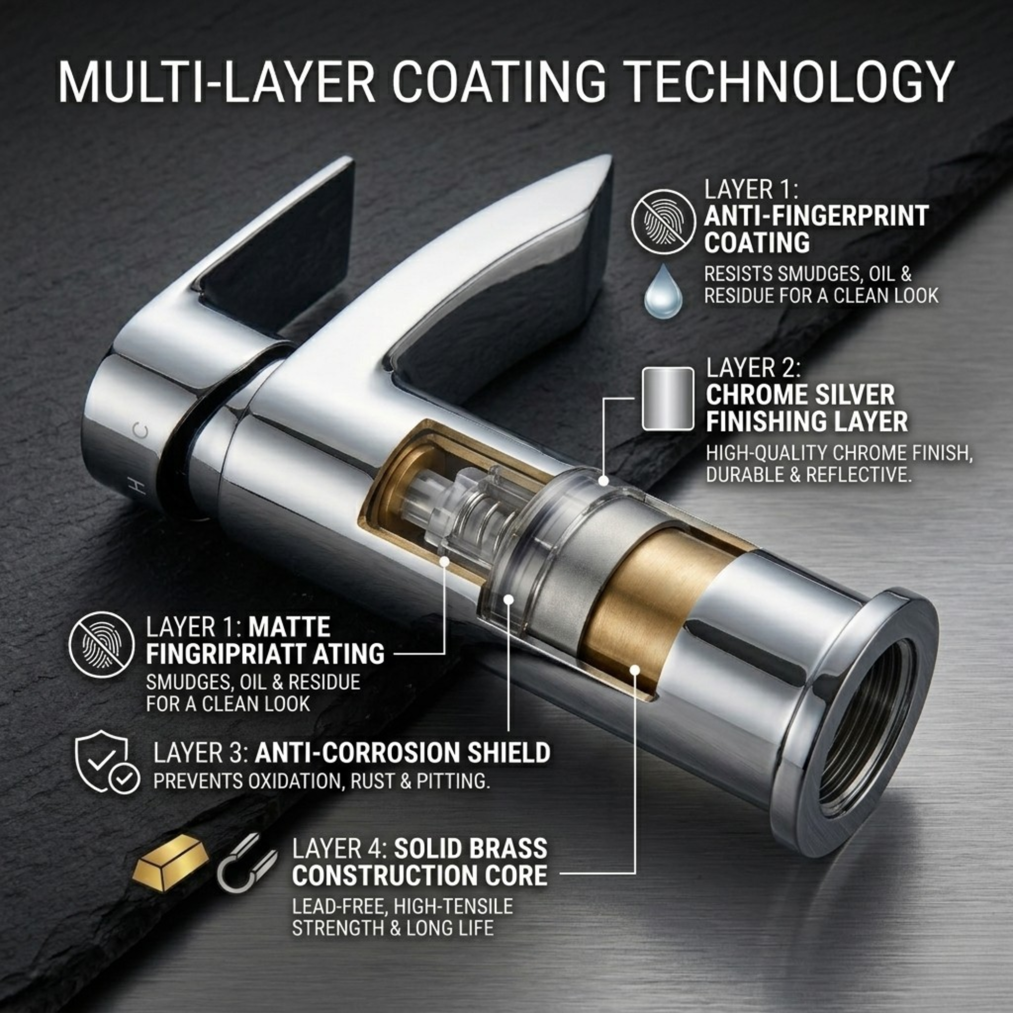 Capri Basin Mixer Tap