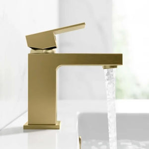 Verda Basin Mixer Tap Brushed Brass