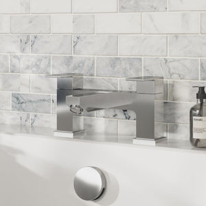Verda Modern Chrome Bath Filler Tap