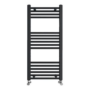 ARKO Black Heated Towel Rail 400x1000mm – Wall Mounted Ladder Radiator