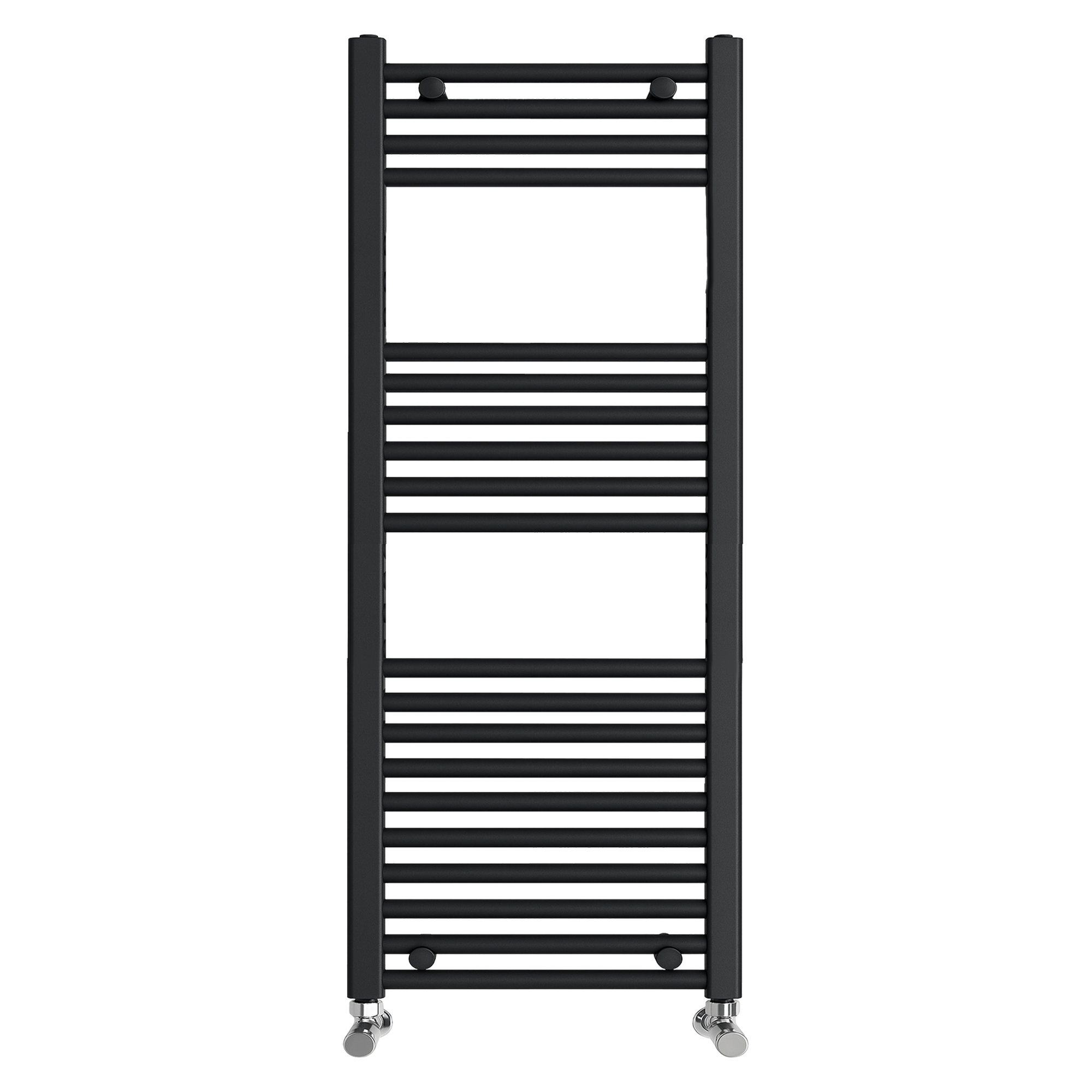 ARKO Black Heated Towel Rail 400x1200mm – Wall Mounted Ladder Radiator