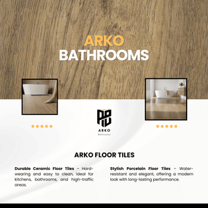 ARKO SPC Vinyl Click Flooring – Medium Oak, 2.2m² Pack, 5.35mm Thick, 0.55mm Wear Layer