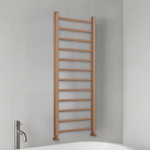 Arko Heated Towel Rail –Bronze– 500 x 1200mm – Straight Bars