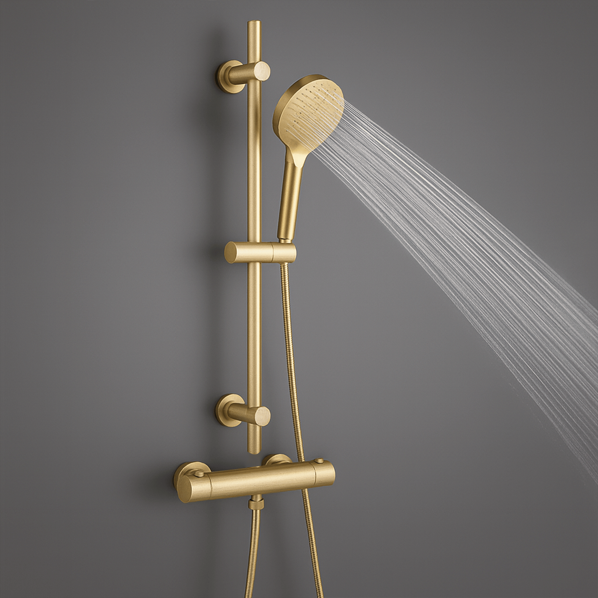 ARKO Capri Basin Mixer Tap, Bath Filler & Handheld Shower Set with Bath Waste – Brass