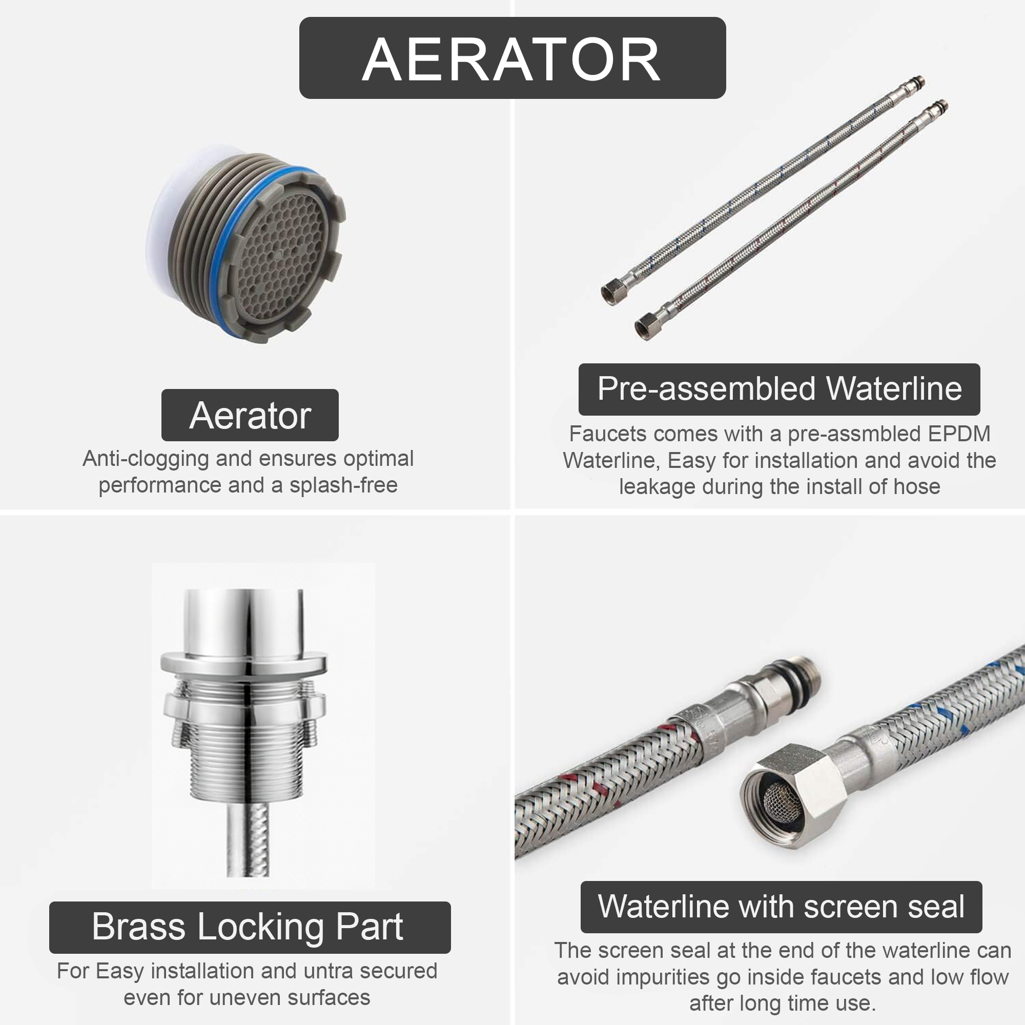 Round Tall Basin Mixer Tap Chrome Finish – Solid Brass