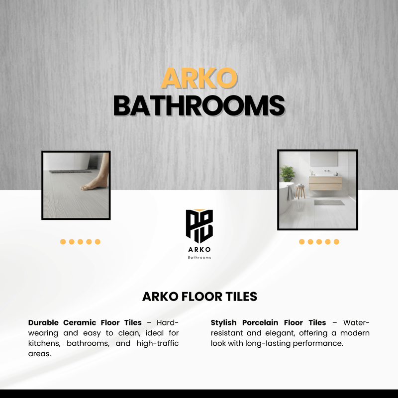 ARKO SPC Vinyl Click Flooring – White Oak, 2.2m² Pack, 5.35mm Thick, 0.55mm Wear Layer