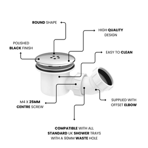 Arko Bathroom Waterfall Mixer Shower & Basin Mixer Tap Sets with Bath Shower Waste – Chrome