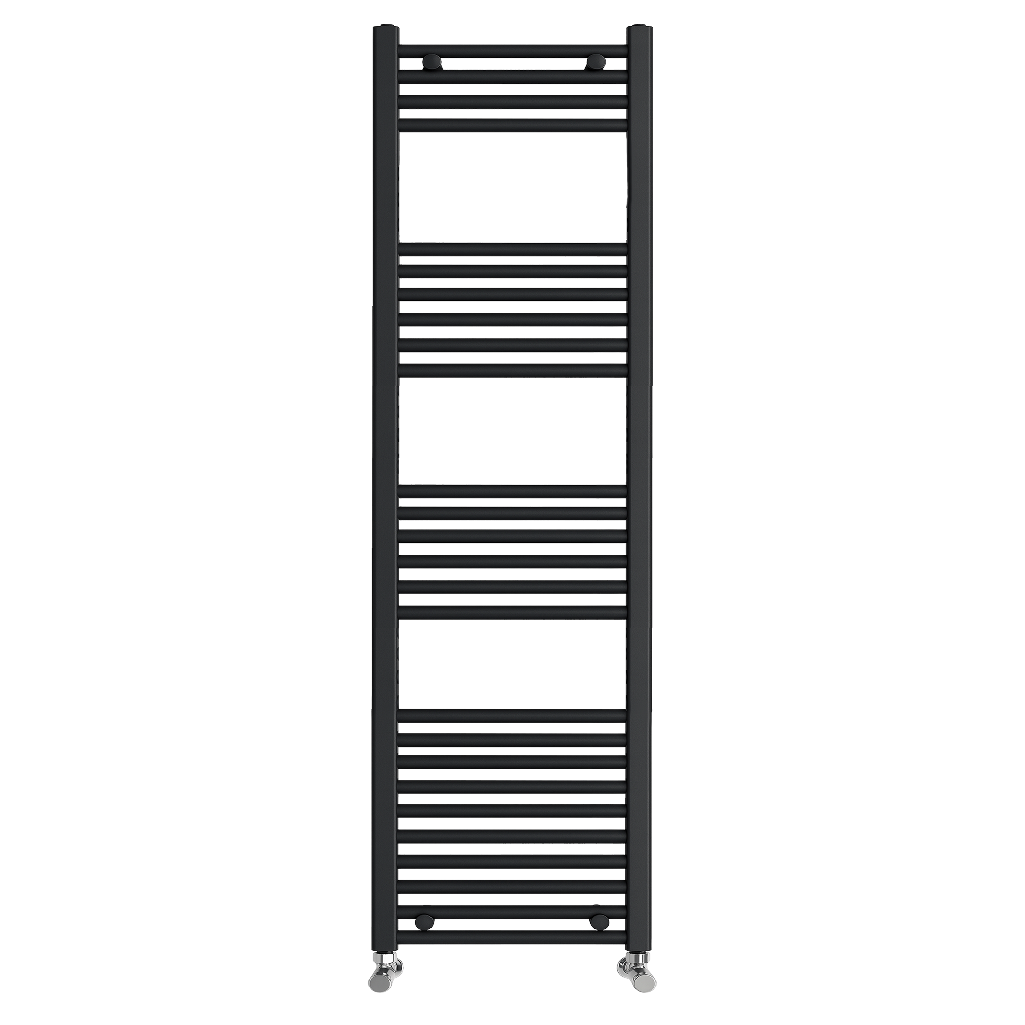 ARKO Black Heated Towel Rail 600x1600mm – Wall Mounted Ladder Radiator