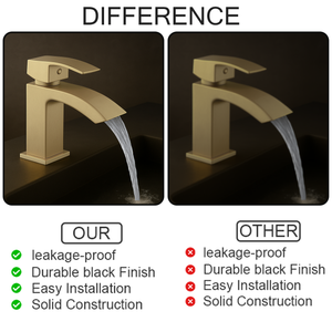 ARKO Vista Bath Shower & Basin Mixer Tap Set – Brass