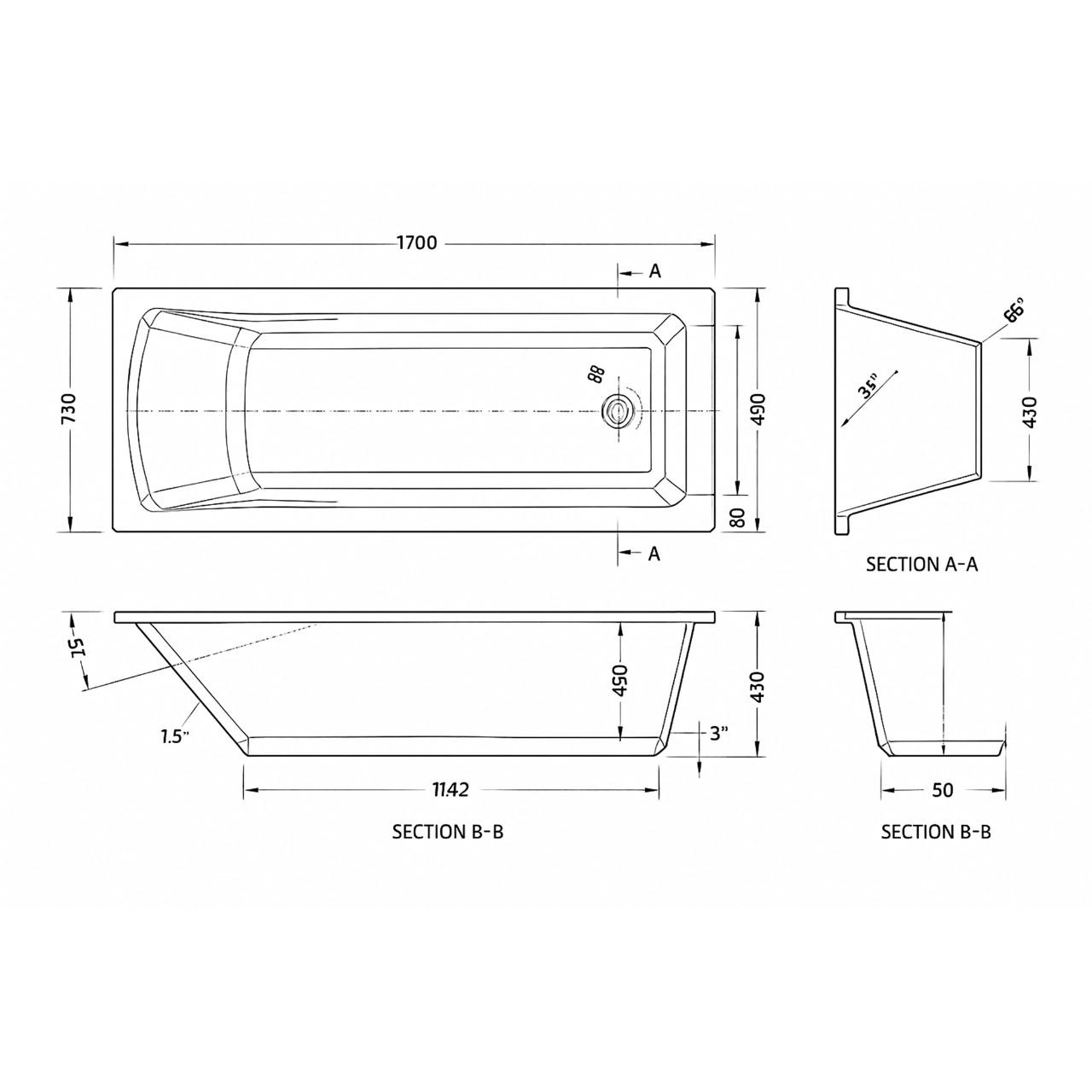 Arko Vista Complete Bathroom Suite -  Chrome