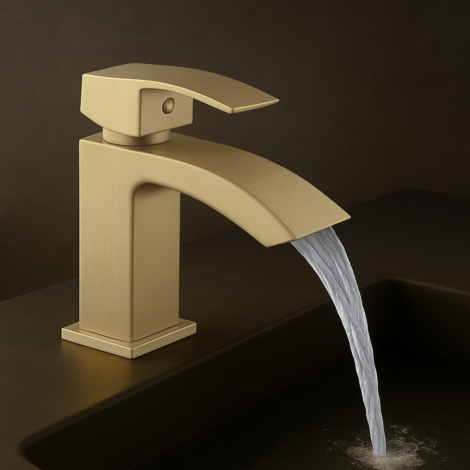 ARKO VISTA Brass Bath & Basin Mixer Tap Set – Brass Finish