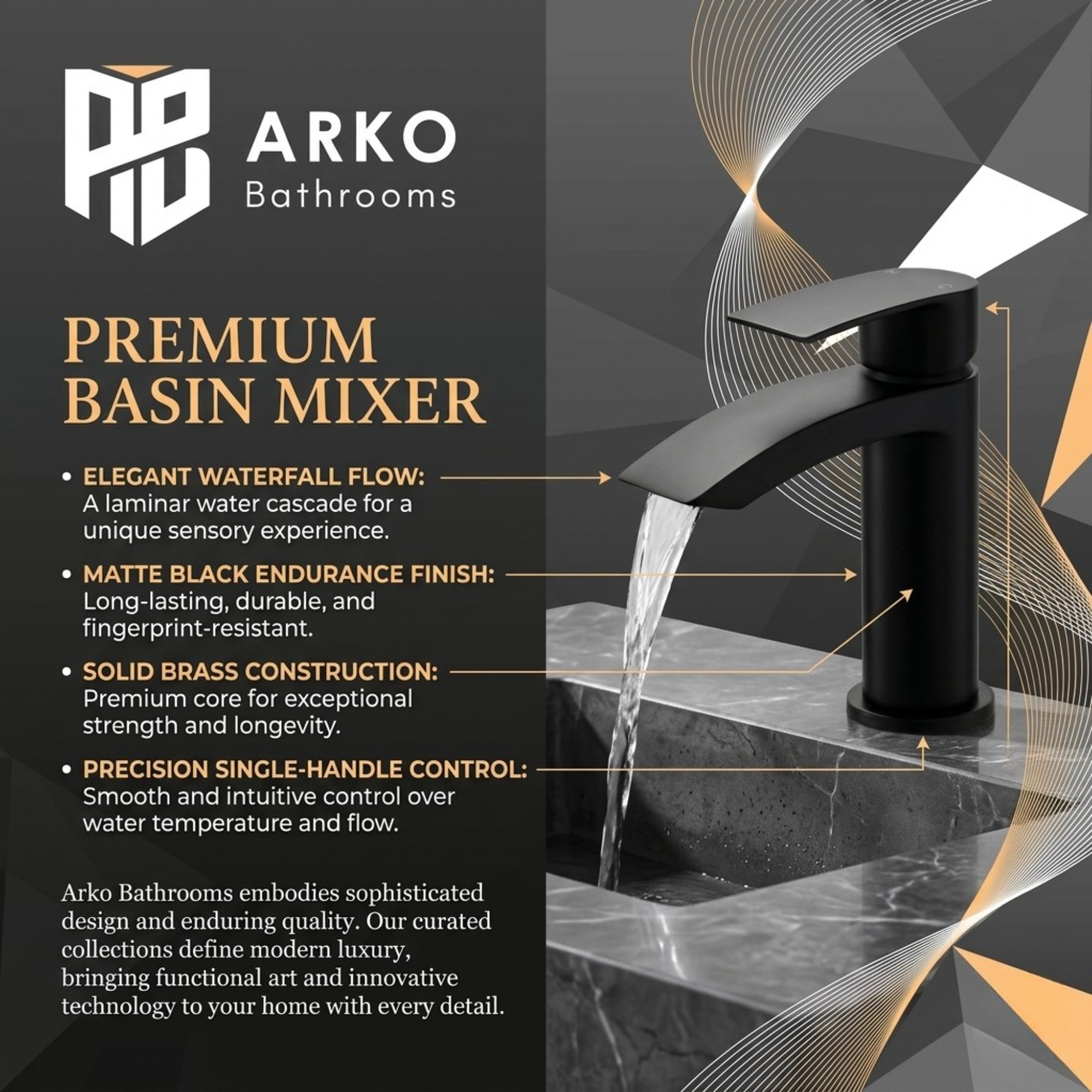 Capri Basin Mixer Tap