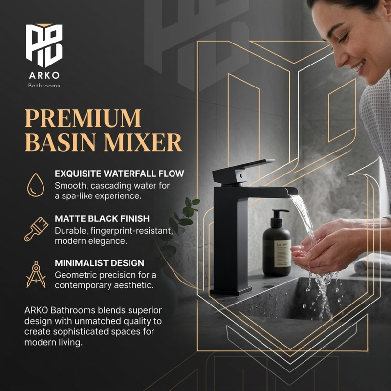 Waterfall Basin Mixer Tap