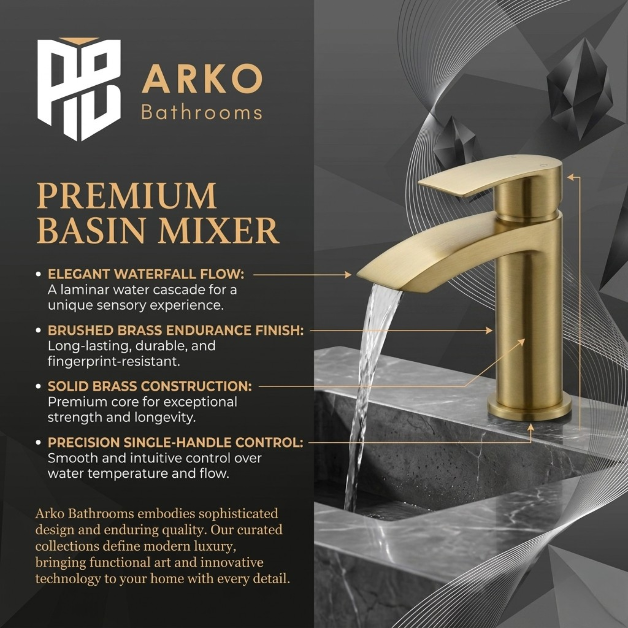 Capri Basin Mixer Tap