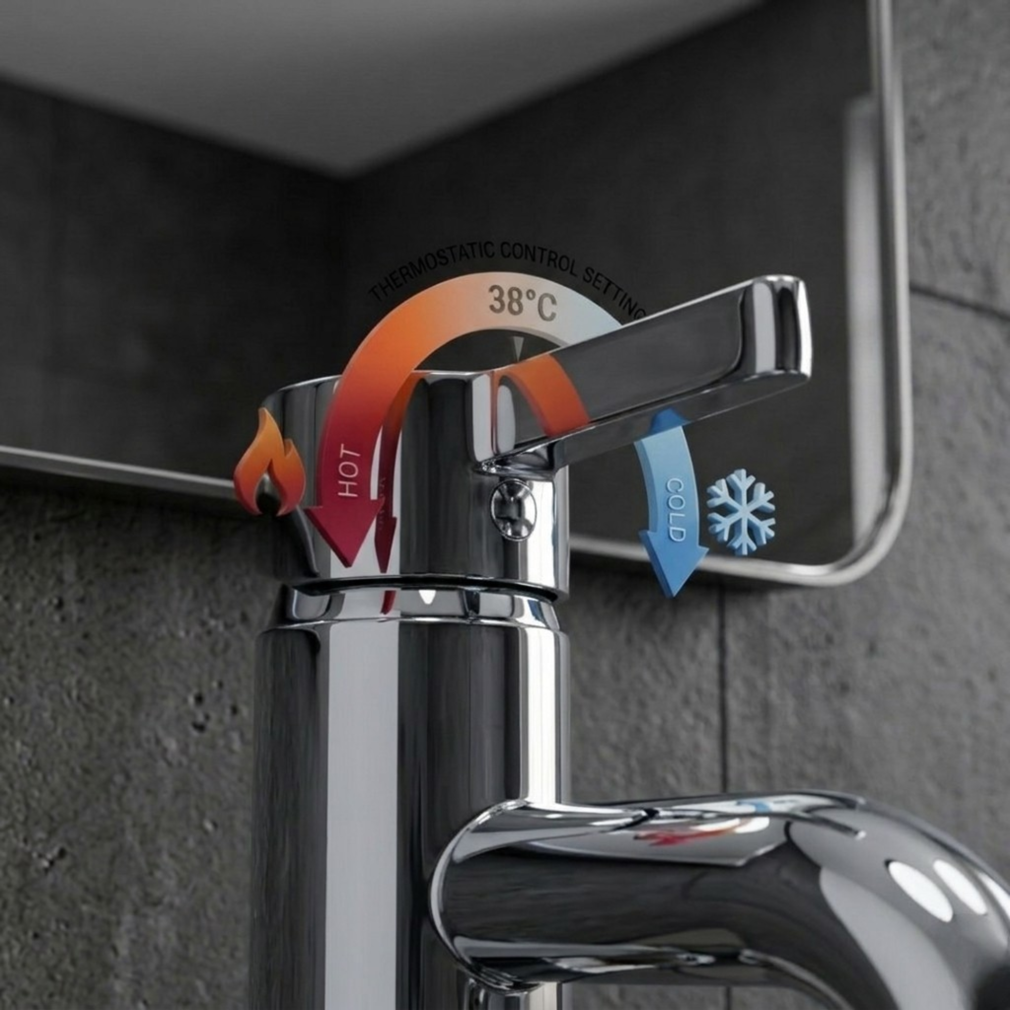 Arlo Round Basin Mixer Tap Chrome