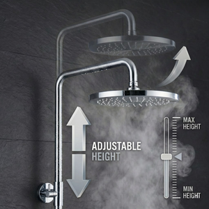 ARKO Capri Basin Mixer Tap, Bath Filler & Thermostatic Mixer Shower Set with Bath Waste – Chrome
