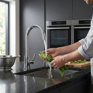 Arko Manhattan Single Lever Kitchen Sink Mixer Tap Swivel Spout - Chrome