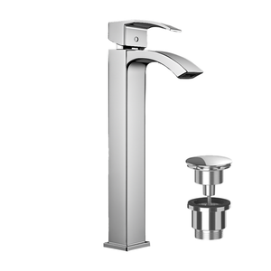 Vista Tall Basin Mixer Tap High Rise – Chrome Finish