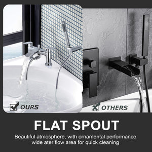 Capri Bath Shower Mixer Tap with Shower Kit – Chrome