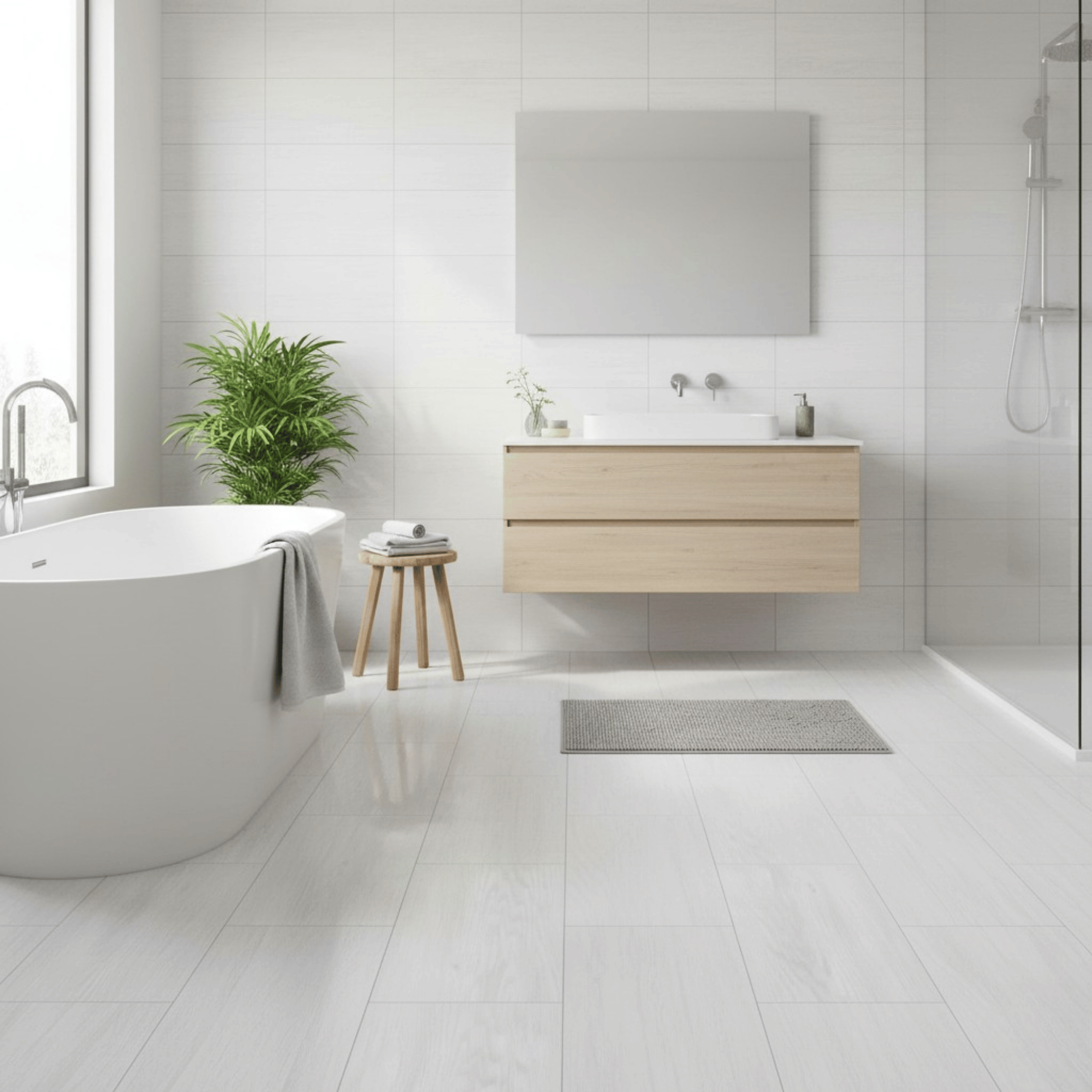 ARKO SPC Vinyl Click Flooring – White Oak, 2.2m² Pack, 5.35mm Thick, 0.55mm Wear Layer