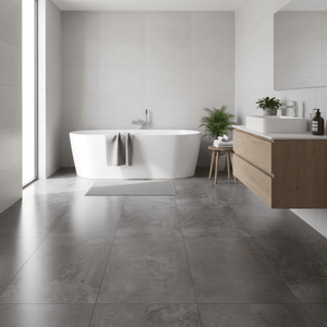 ARKO SPC Vinyl Click Flooring – Anthracite Marble, 1.86m² Pack, 5.35mm Thick, 0.55mm Wear Layer
