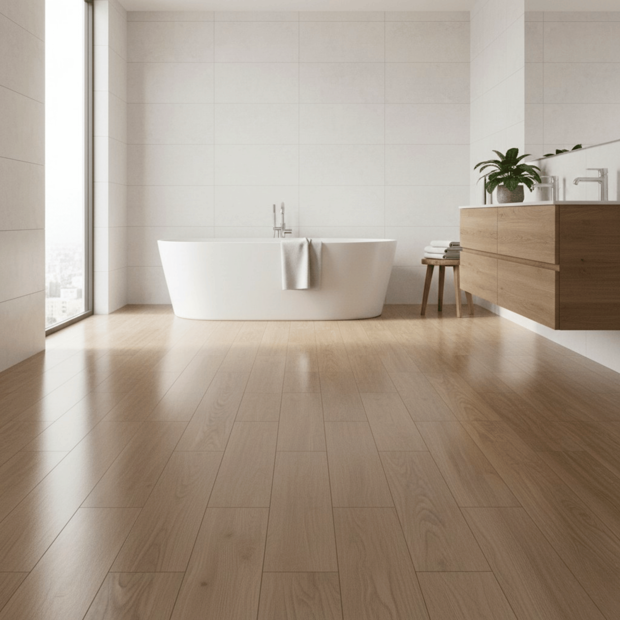 ARKO SPC Vinyl Click Flooring – Light Oak, 2.2m² Pack, 5.35mm Thick, 0.55mm Wear Layer