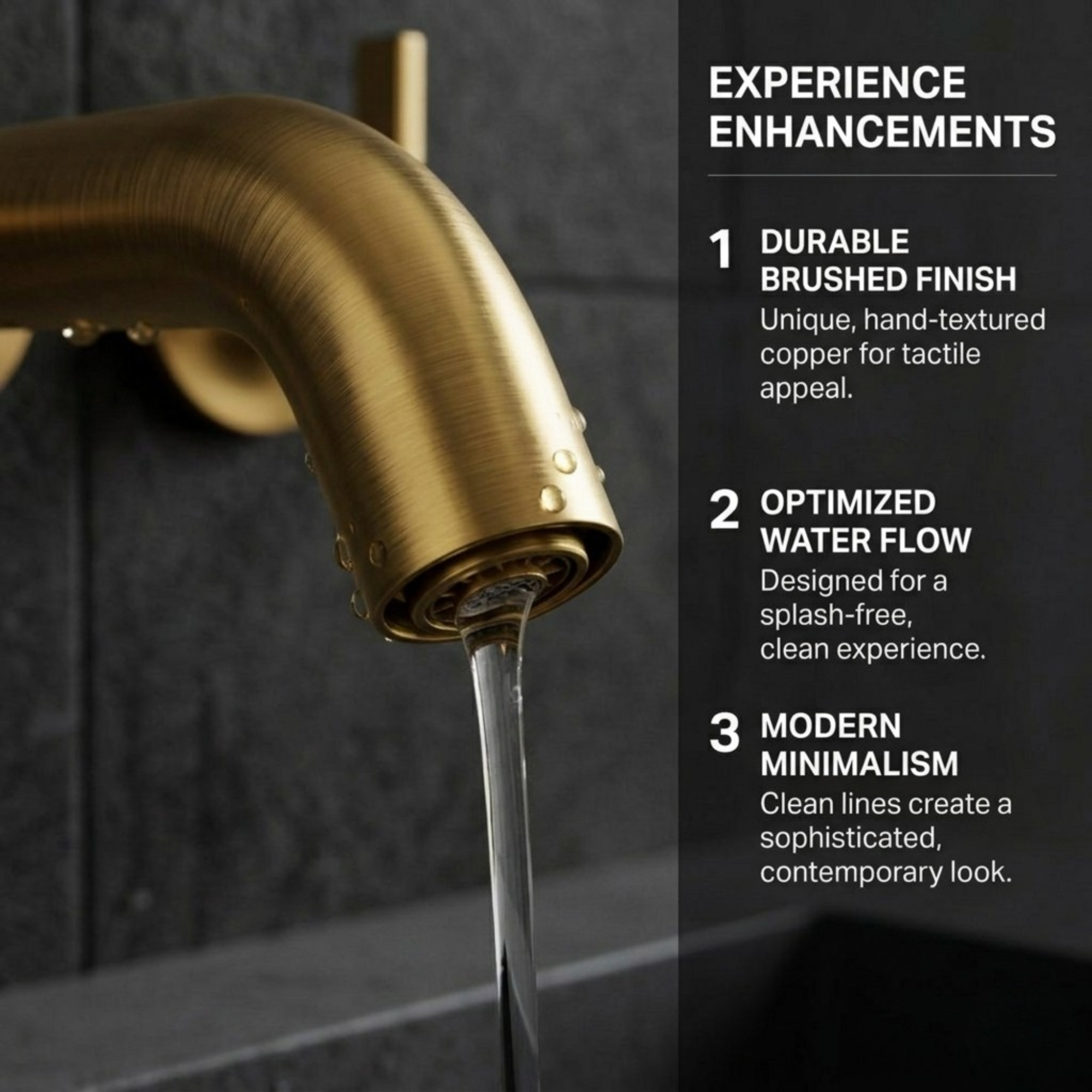 Arlo Bath Filler – Brass