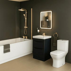 Arko Vista Complete Bathroom Suite -  Brass
