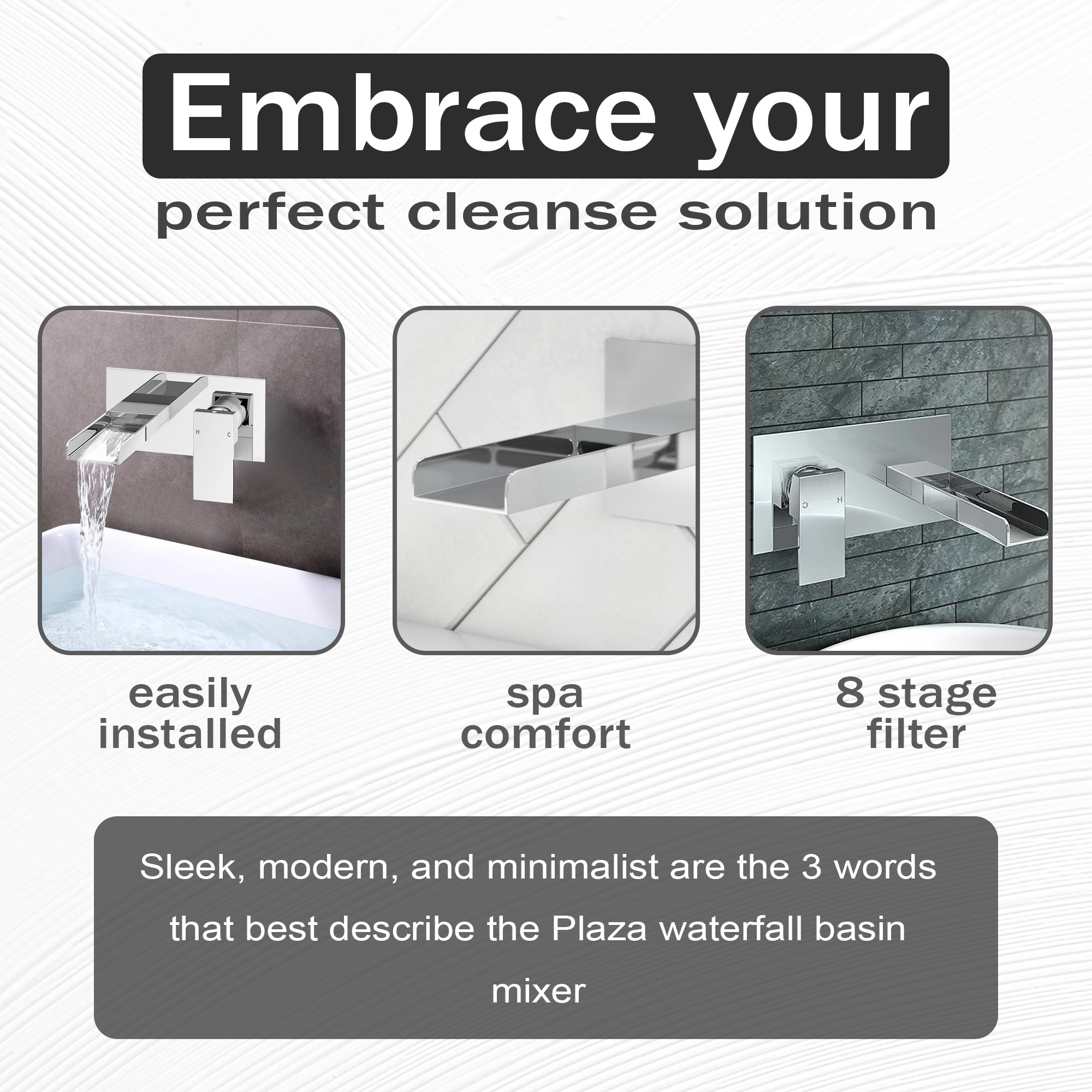 Wall Mounted Bath Filler – Polished Chrome