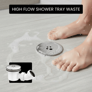 Arko Bathroom Verda Mixer Shower & Basin Mixer Tap Sets with Bath Shower Waste – Chrome