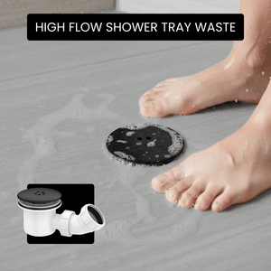 Arko Bathroom Verda Mixer Shower & Basin Mixer Tap Sets with Bath Shower Waste – Black