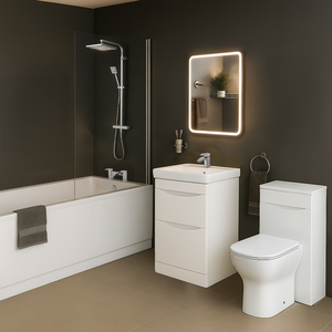 Arko Vista Complete Bathroom Suite -  Chrome