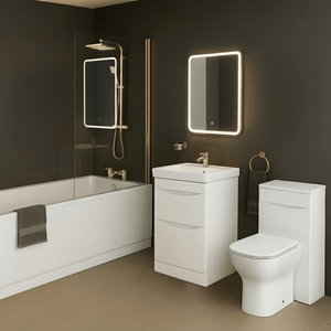 Arko Vista Complete Bathroom Suite -  Brass